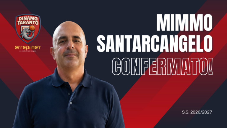 Mimmo Santarcangelo, preparatore atletico della Errepi Net Dinamo Taranto
