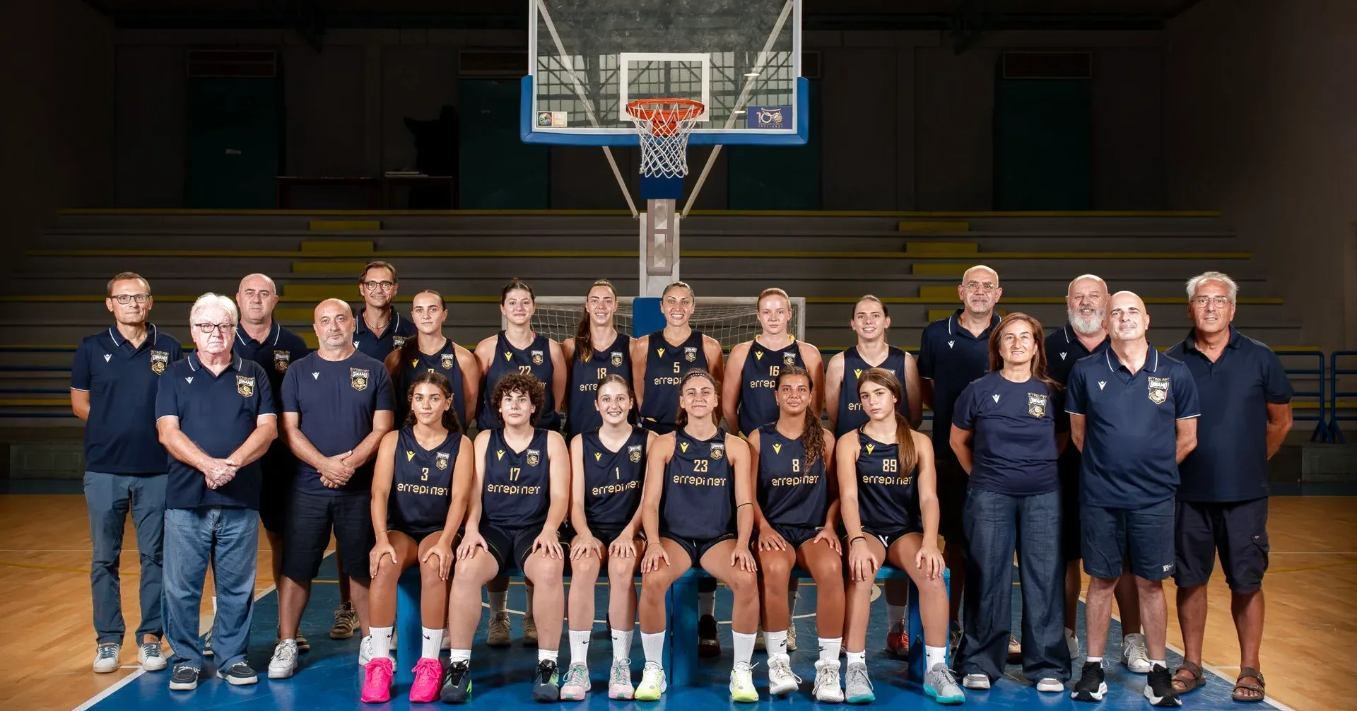 La Errepi Net Dinamo Taranto 2026/2027: atlete e staff