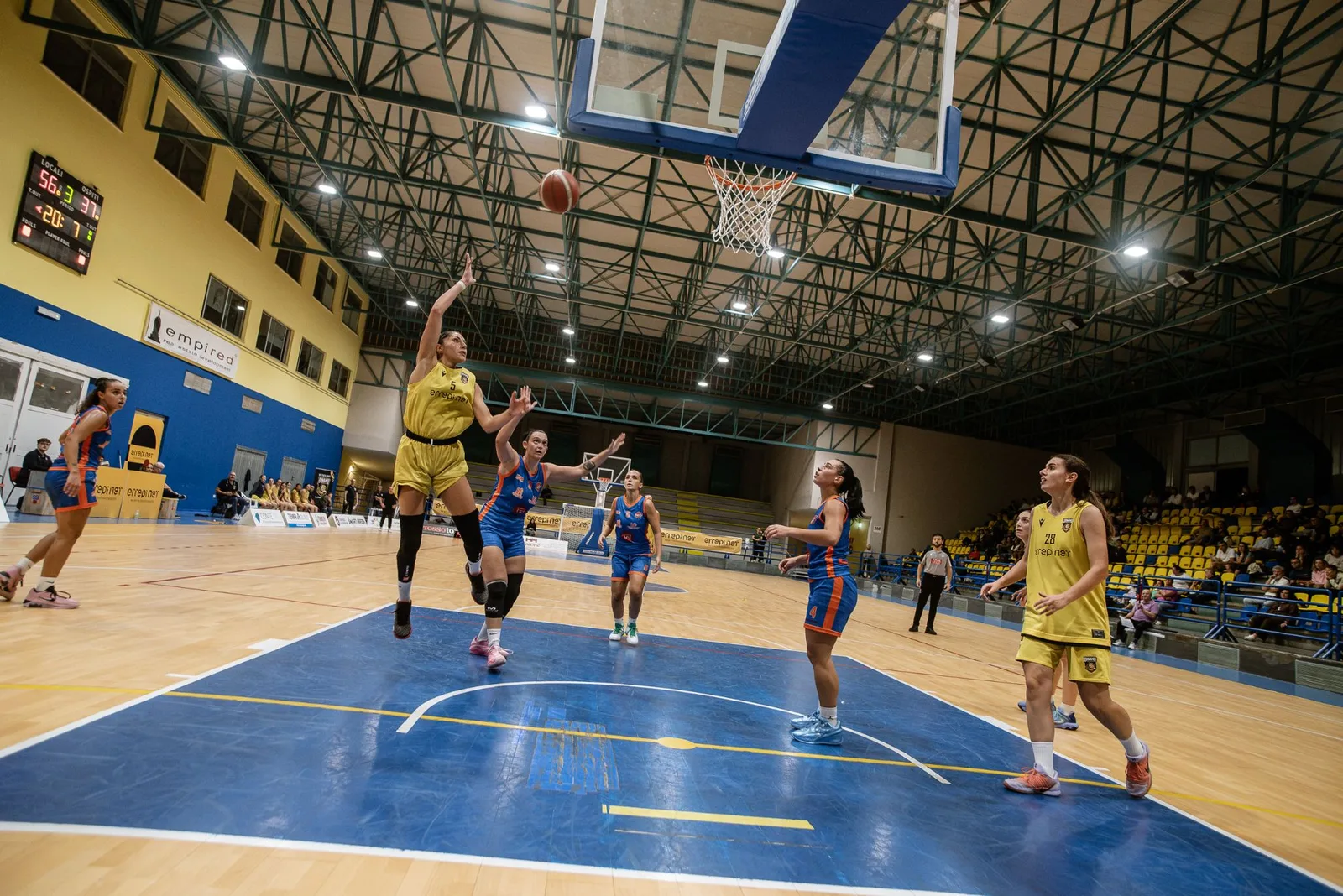 La Errepi Net Dinamo Taranto in azione: sabato la trasferta di Gragnano con la Granianum Basket Academy